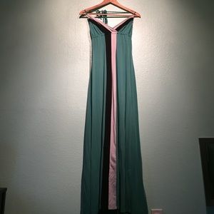Halter tie Maxi dress.