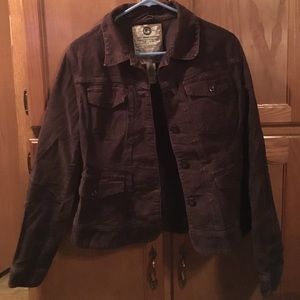 Lucky brand corduroy jacket brown