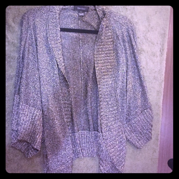 Silver shiny sweater