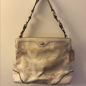 Authentic coach shoulder bag