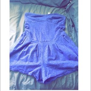 Strapless romper ! 💗💗