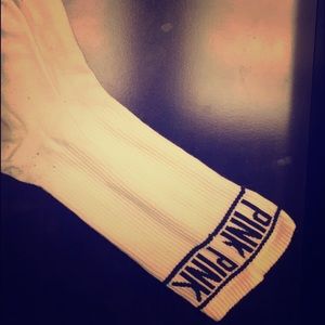 PINK long tube socks
