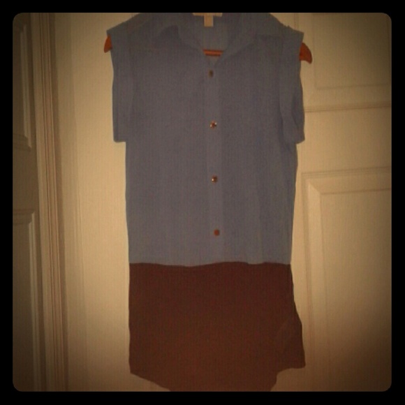 Michael Kors color blocked top