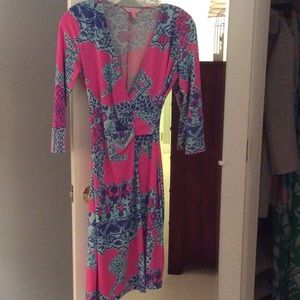 Lilly Pulitzer Yvette Wrap Dress XS