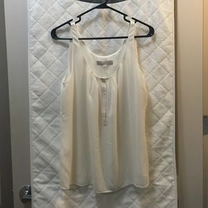 White sleeveless tank