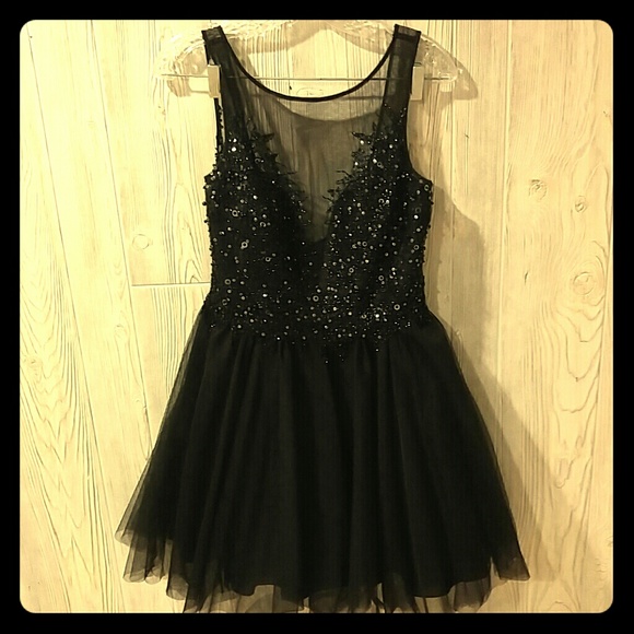 Black party dress