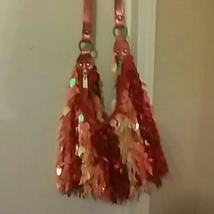 Pink sparklely purse