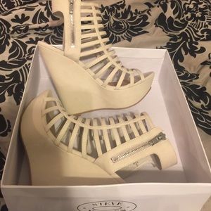 Steve Madden wedges. Runs small