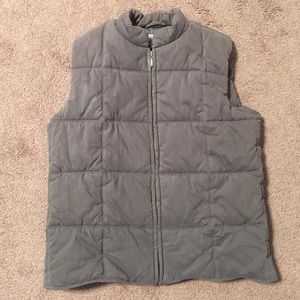 J. Crew grey thick winter vest