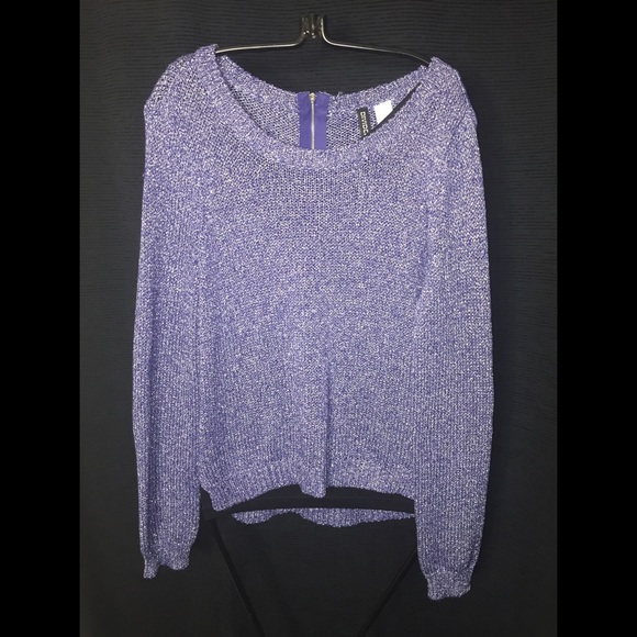Purple Sparkles Sweater