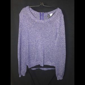 Purple Sparkles Sweater