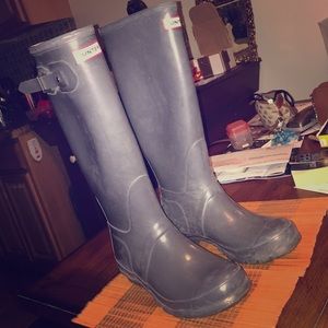 Gray Hunter Boots