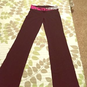 VS pink athletic stretch pants