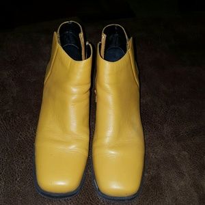 Mustard Ankle Boots