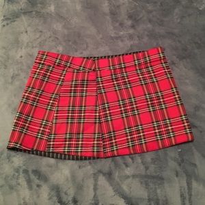 Sexy School girl reversible skirt w/ Velcro close