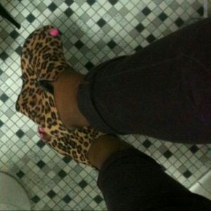 Cheetah Print Wedges