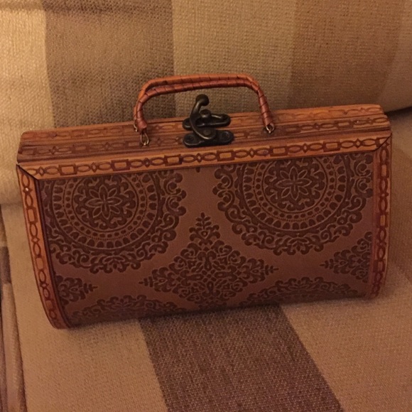 Unique Wooden Pocketbook - on hold for @sbuerck