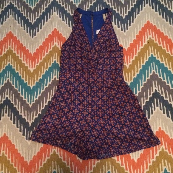 Small all over print romper