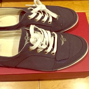 creative recreation navy blue women canvas