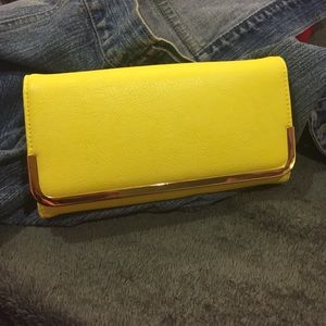 Yellow wallet