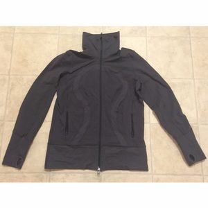 Lululemon dark gray track jacket