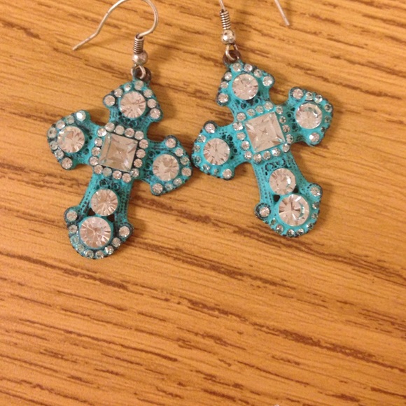 Cross earrings