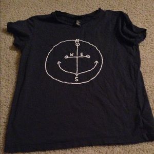 Smiley compass men shirt