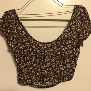 Floral crop top