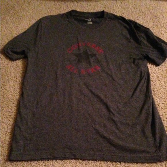 Converse grey logo tee