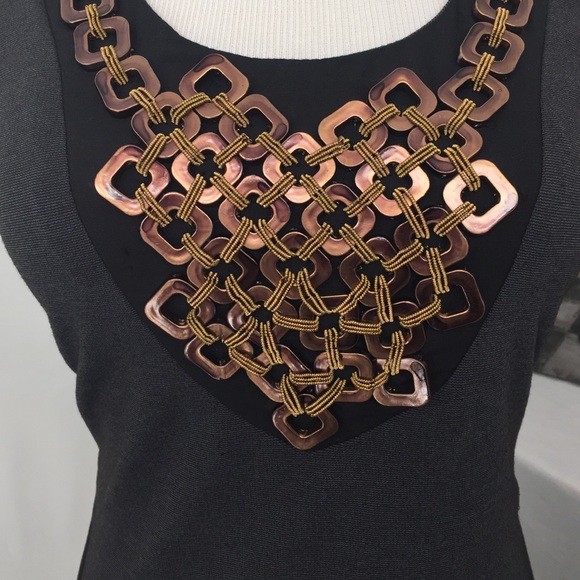 Boutique Dresses & Skirts - 1️⃣ NWT A-Line bronze neckline dress