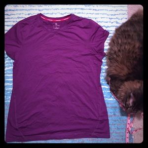 Lands' End purple workout shirt
