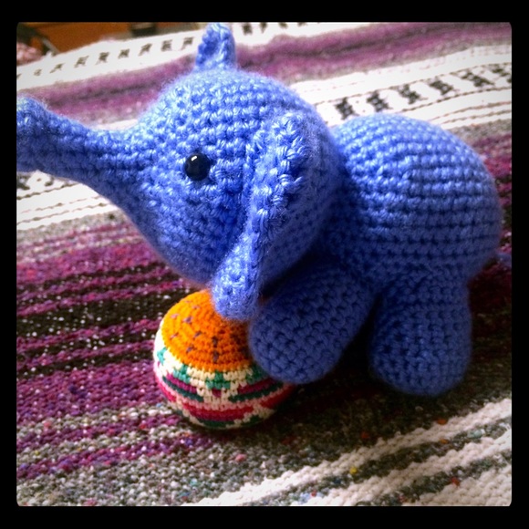 Adorable Handmade Elephant Plushie!🐘