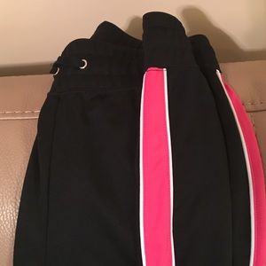 Gently worn, sweat pants.