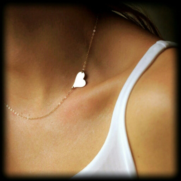 💜 Gold Heart Necklace 💜