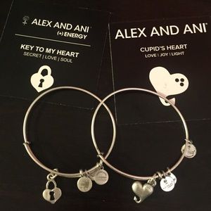 Alex and Ani heart bundle