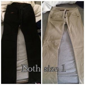 Black and Tan jeans
