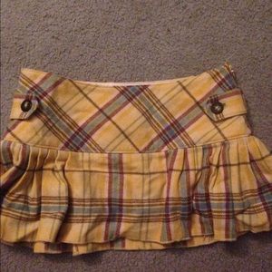 Plaid skirt