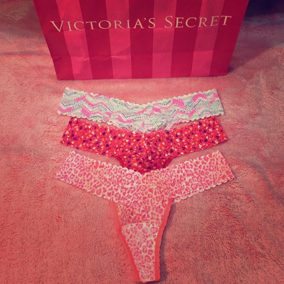 PINK Victoria's Secret Other - 3 PACK THONG Victoria secret onesize NWT shipsfast