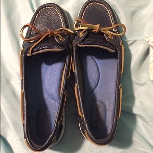 Sperry's Blue Sparkly