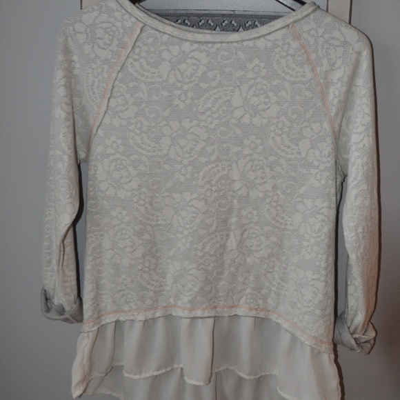grey peplum.