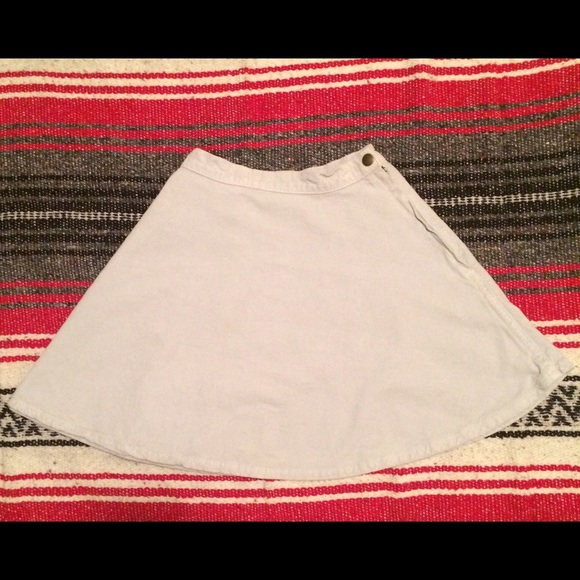 Corduroy circle skirt