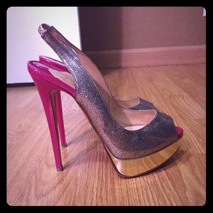 Christian Louboutin shoes Lady Peep Sling