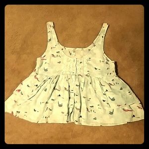 Free people colorful bird tank