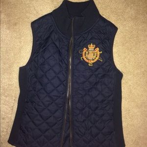 Ralph Lauren quilted equestrian vest
