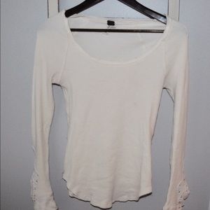 free people waffle with cuffs.