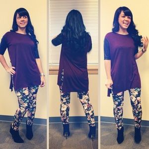 Zara floral leggings