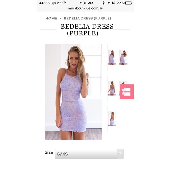 Mura Boutique Dresses & Skirts - Mura Boutique Purple Bedelia Dress