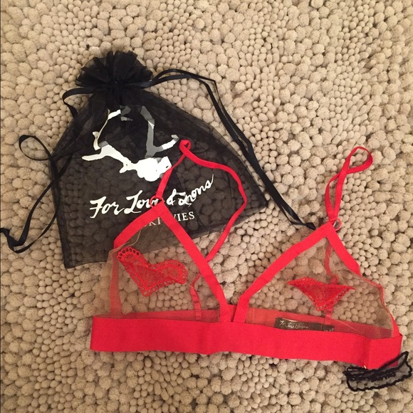 💖SOLD💖For Love & Lemons Be Mine Bralette - Picture 4 of 4