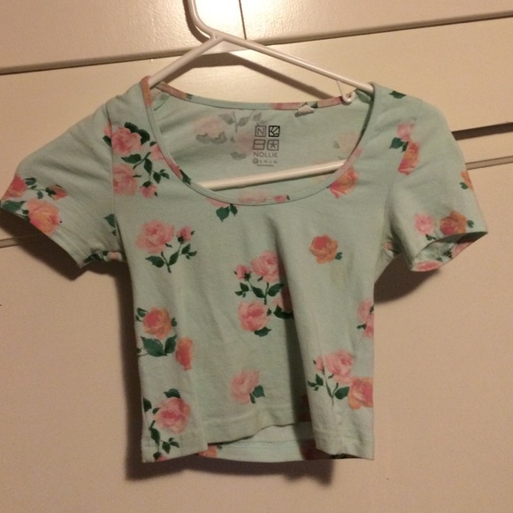 Floral crop top