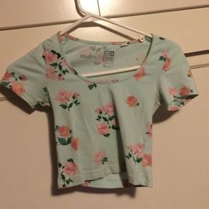 Floral crop top